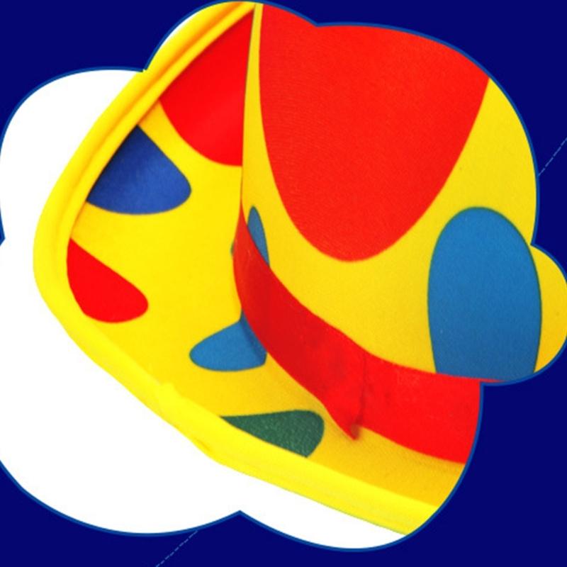 Cappello da Mago Cappello da Clown Arcobaleno Divertente Cappello a Cilindro da Clown per Natale Halloween Cosplay Festa Oggetti di Scena Costume da Clown Regali