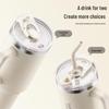 TAFUCO Ceramic-Lined Insulated Straw Bottle