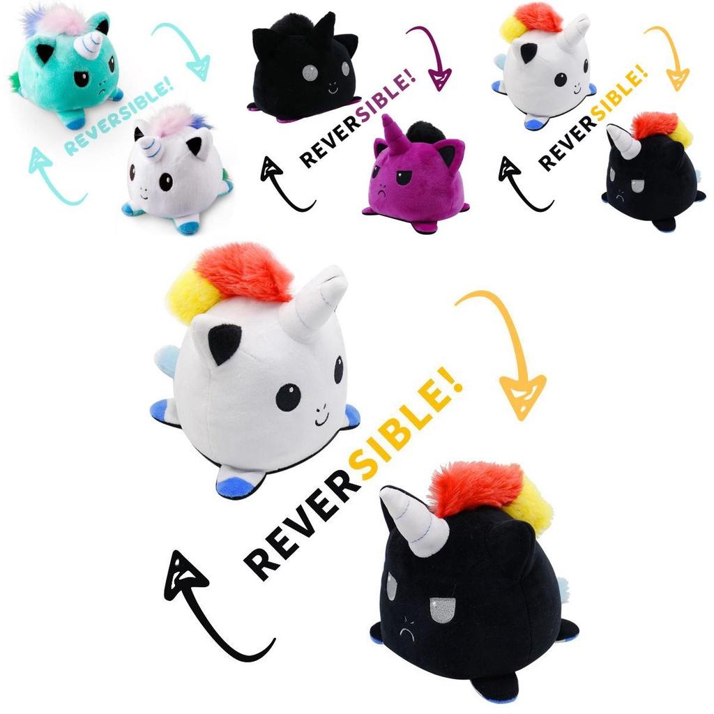 Adorable Reversible Flip Unicorn Plush Stuffed Toy Soft Animal Ideal For Kids