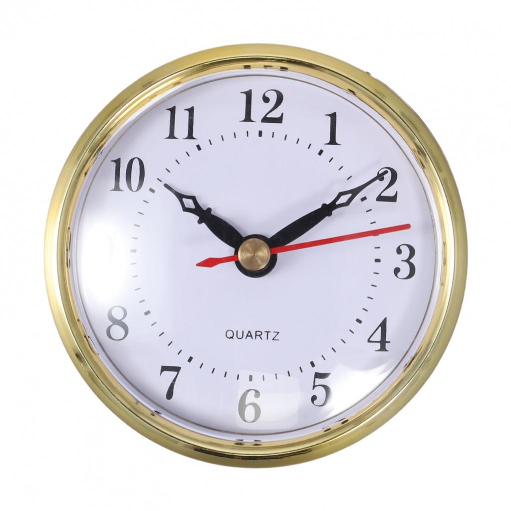 Upgrade Your Clock 80MM Quartz Clock Insert with Black Arabic Numerals
