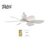 Ventilador de Teto Silencioso com Luz 42/52cm com Lâmpada LED, Soquete E27, 6 Pás, Controle Remoto 3 Cores Reguláveis para Quarto Cozinha Garagem Múltiplos