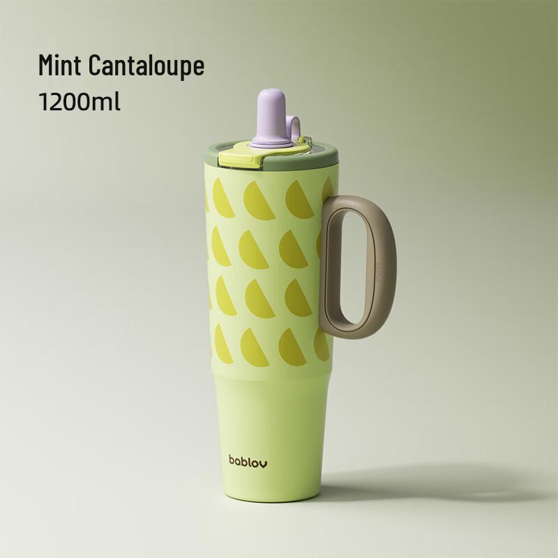 BabloV Colossal Ceramic-Lined Insulated Straw Mug