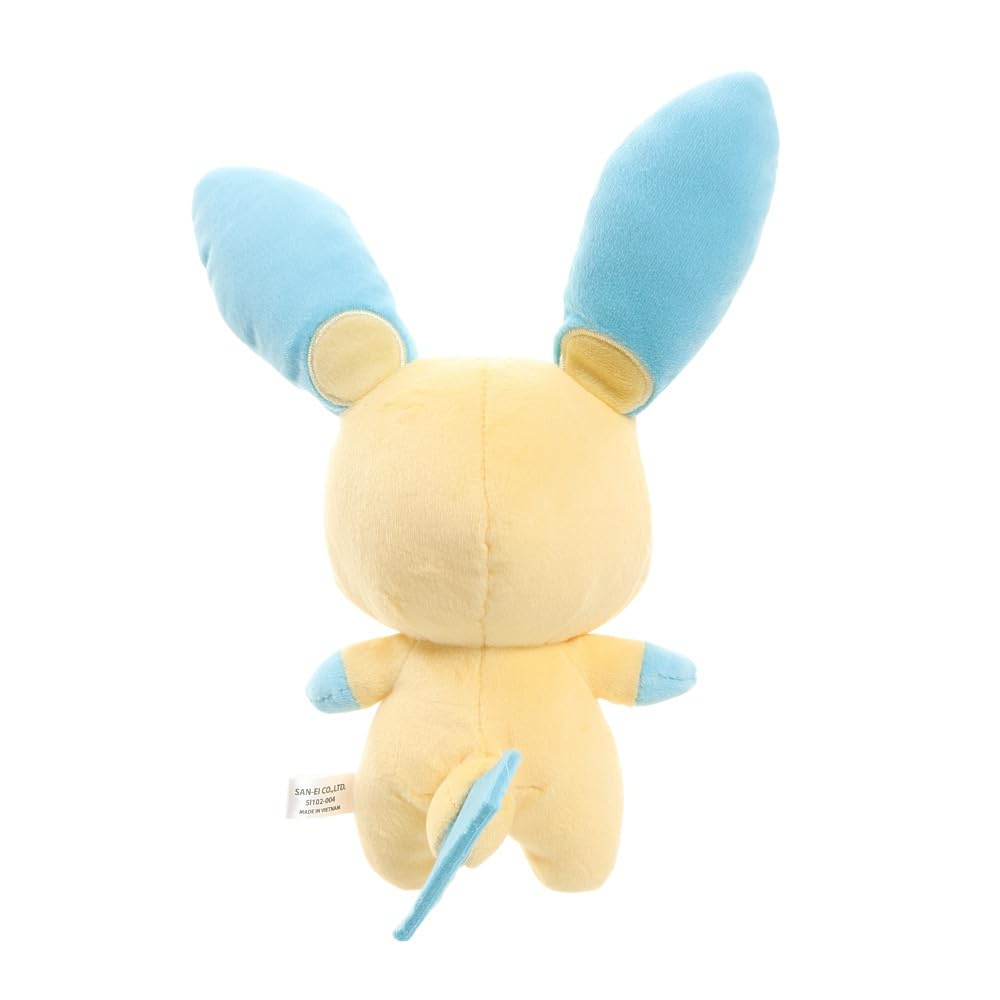 Sanei Boeki Pokemon ALL STAR COLLECTION Minun x D9 x Plüschtier Pokemon PP70 (S) B20,5 H22,5cm