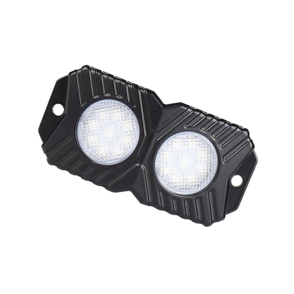 LED Rock Lights White Light Waterproof Underglow 4 Pods for ATV UTV SUV