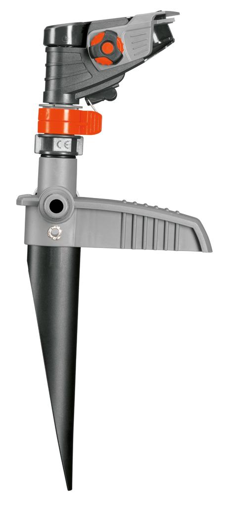 GARDENA Rotating Pulse Sprinkler, Dark Gray/Orange, 8141-20. Product Warranty: Up to 5 Years.