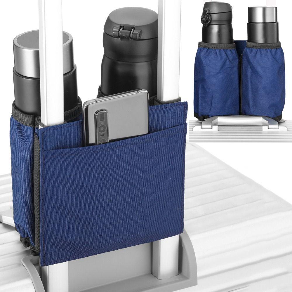 Portable Storage Suitcase Drink Bag Fits All Handles Travel Drink Carrier Trolley Cases