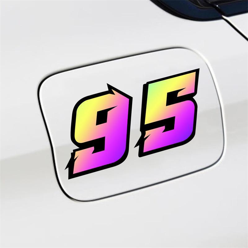 White Reflective JDM Car Stickers Waterproof DIY Decorative Cover for Motorcycle
