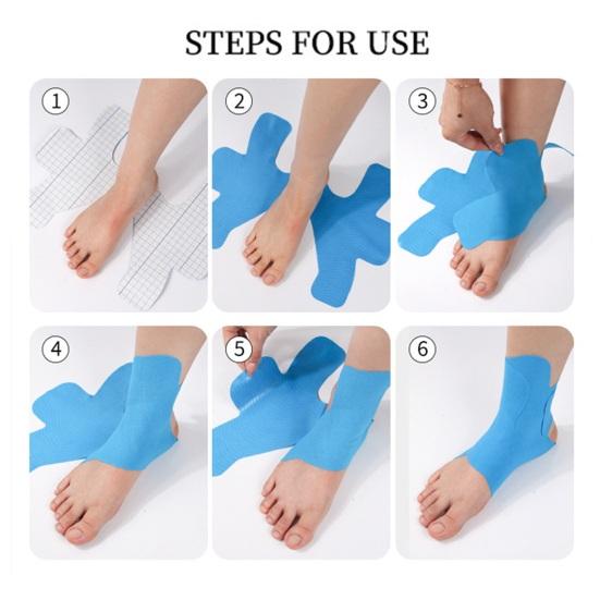 Forhåndskåret Kinesiologi Knepute Knepine Lindring Leddbåndstøtte Stabilitet Elastisk Pustende Atletisk Kinetisk Kne Ankel Muskeltape Plaster