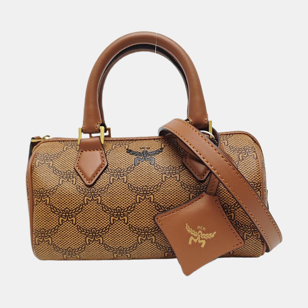 [Pre-Owned] Ella Lauretos Aw24 Monogram Coated Canvas Boston Bag Crossbody Tote Mini - Excellent #1YEHAA5