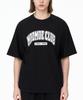 MOZMOZ Arch Logo Oversized Short Sleeve T-Shirt Black