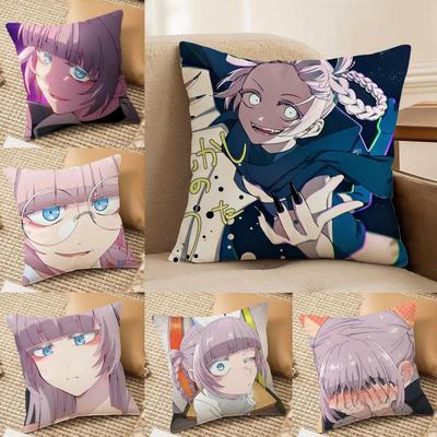 Anime C-Call Of The Night Pillow Case Silky Elegant Comfort Sofa Bed Invisible Zipper