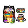 Bloons TD 6 sac à dos trousse d'école sac à bandoulière Ensemble 3 pièces impression de jeu maternelle école primaire garçon/fille grande capacité nouvelle tendance