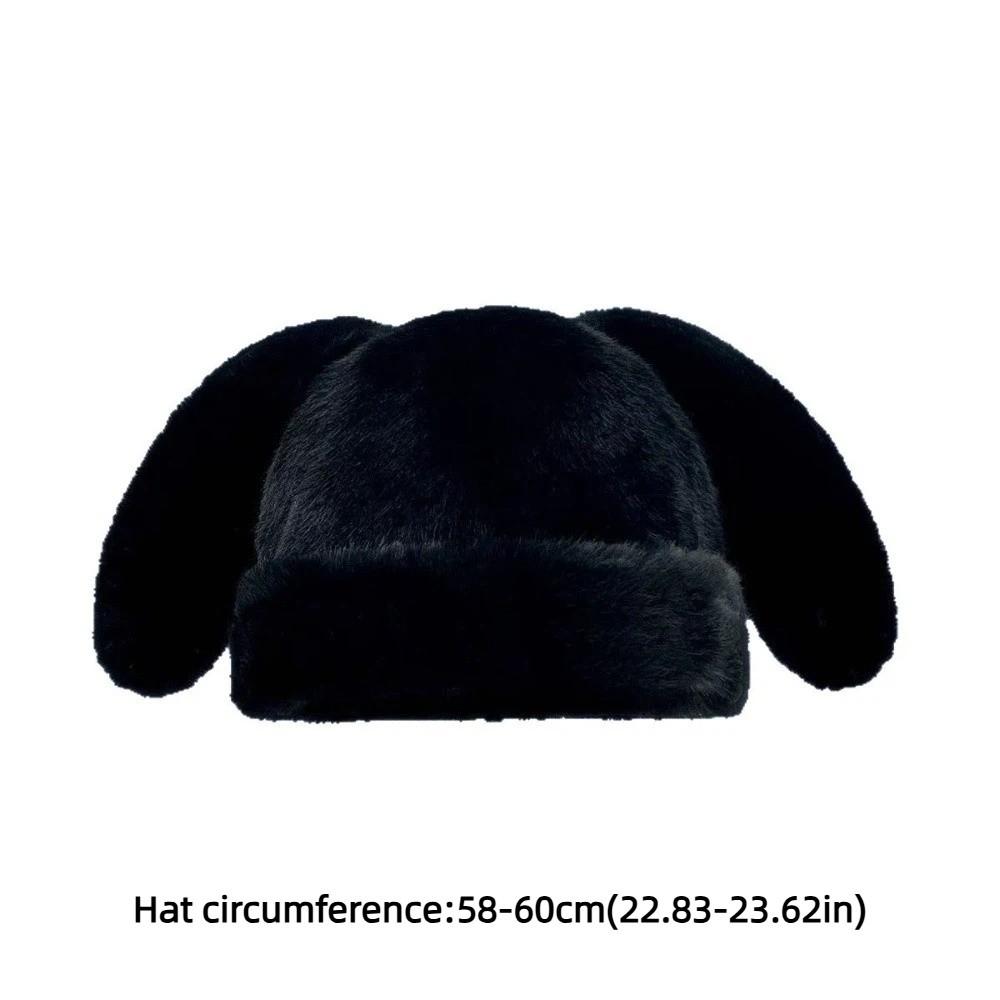 Ear Protection Rabbit Ear Hat Cute Rabbit Ear Bucket Hat Warm Fur Winter Hat Winter
