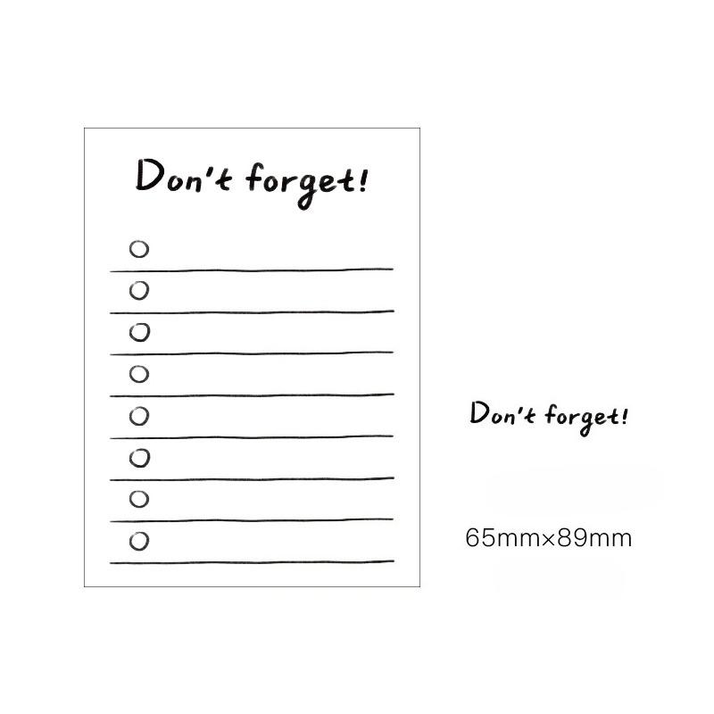 50Sheets Journamm Simplicity Cute Styles Memo Pad Scrapbooking Decoration Office Supplies Creative Stationery Planner Sticky Notes