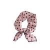 Silk scarf neck small square scarf high-end new versatile decorative small scarf polka dot headscarf pastoral hair band tied hair