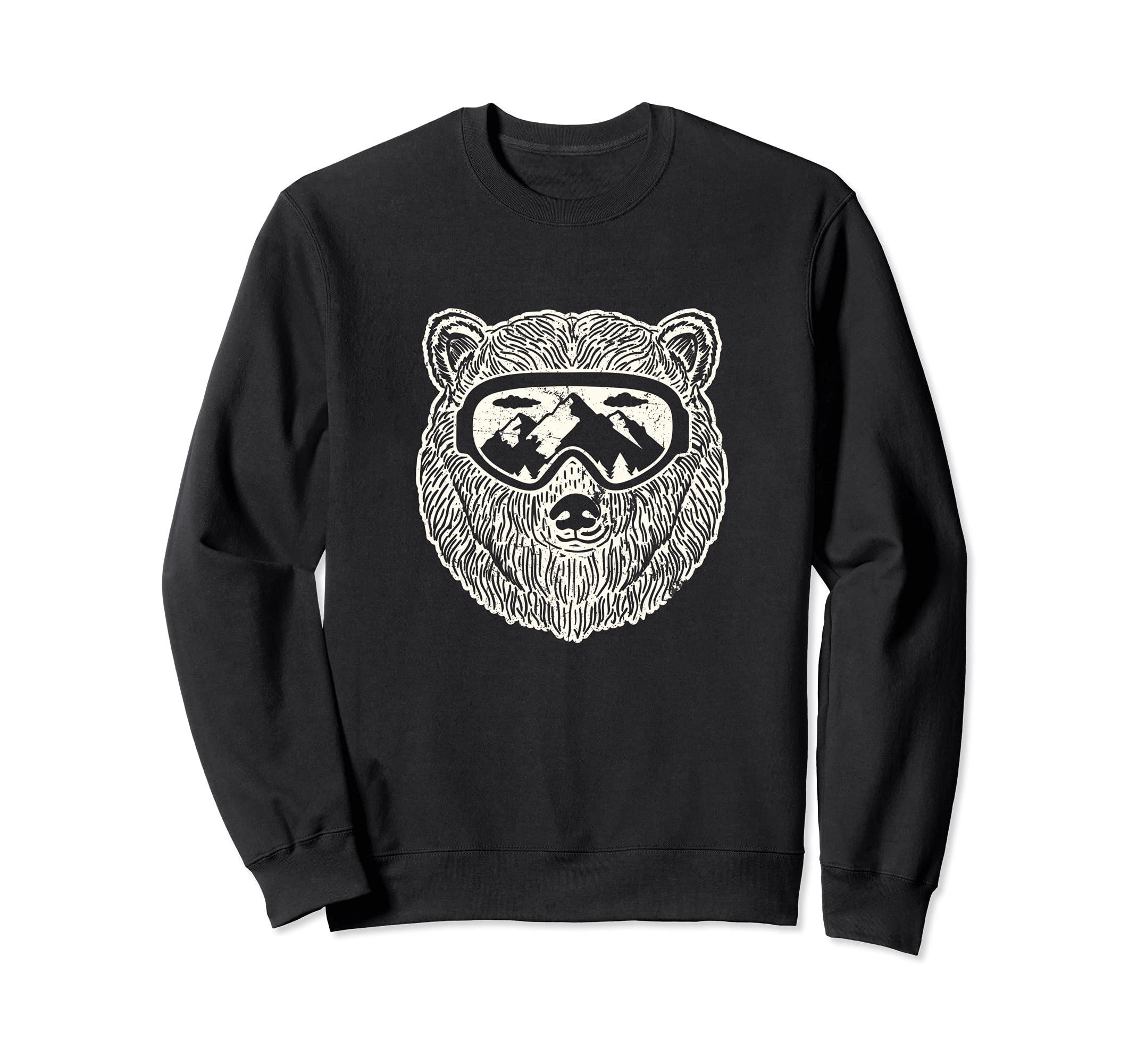 

Snow Bear Ski Snowboard Trendy Lodge Shirt Winter Sweatshirt