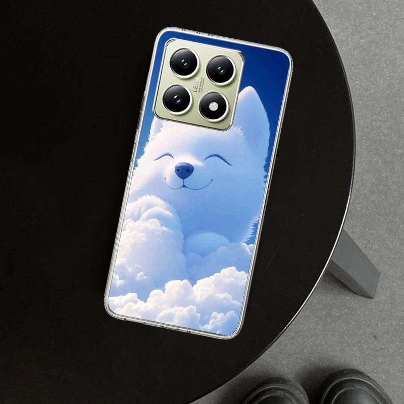 Sunny Clouds Teddy Bear Phone Case Cover for Xiaomi Redmi Note 15 14 13 12 11 Pro Plus 14S 12S 11S 11T 11E 10S 10 Customized Fun