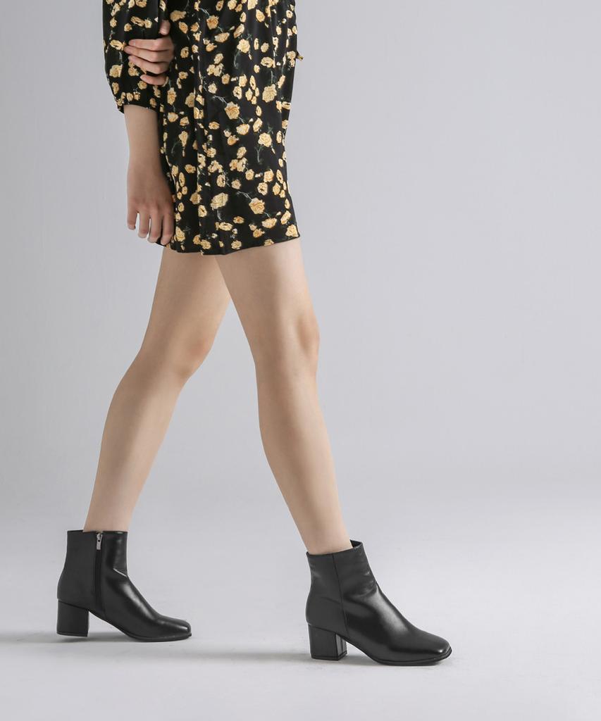 Chaakan Jeff Square Ankle Boots Bslts4B9227 (B Type)