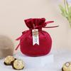 10Pcs Velvety Cloth Drawstring Bag Wedding Gift Wrapping Pouches Birthday Party Treat Bag For Candy Chocolate Jewelry