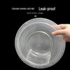 Large Disposable Plastic Food Container with High Lid