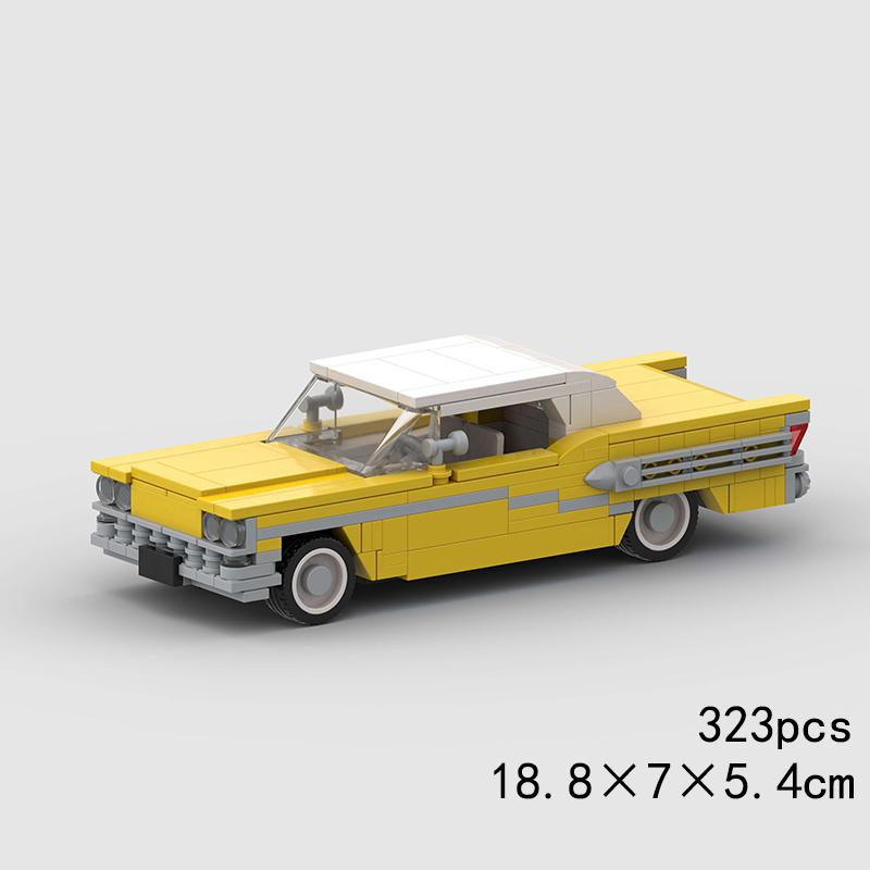 MOC Auto Geschwindigkeit R34 488 Pickup R32 Rennfahrzeug Modellbaustein Super Rennstein Weihnachtsgeschenk Stadt Technisch Rallye Sport