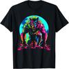 Werewolf Wolf Moon Popart T-Shirt