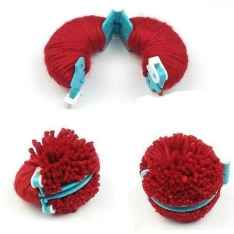 8PCS 4 Size Fluff Ball Loom Manufacturer Knitting Machine Kit Children DIY Craft Supplies Manufacturer Knitting Tools