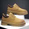 Four Seasons New British Outdoor Shoes Men's Single Shoes Casual Shoes Big Head Leather Shoes