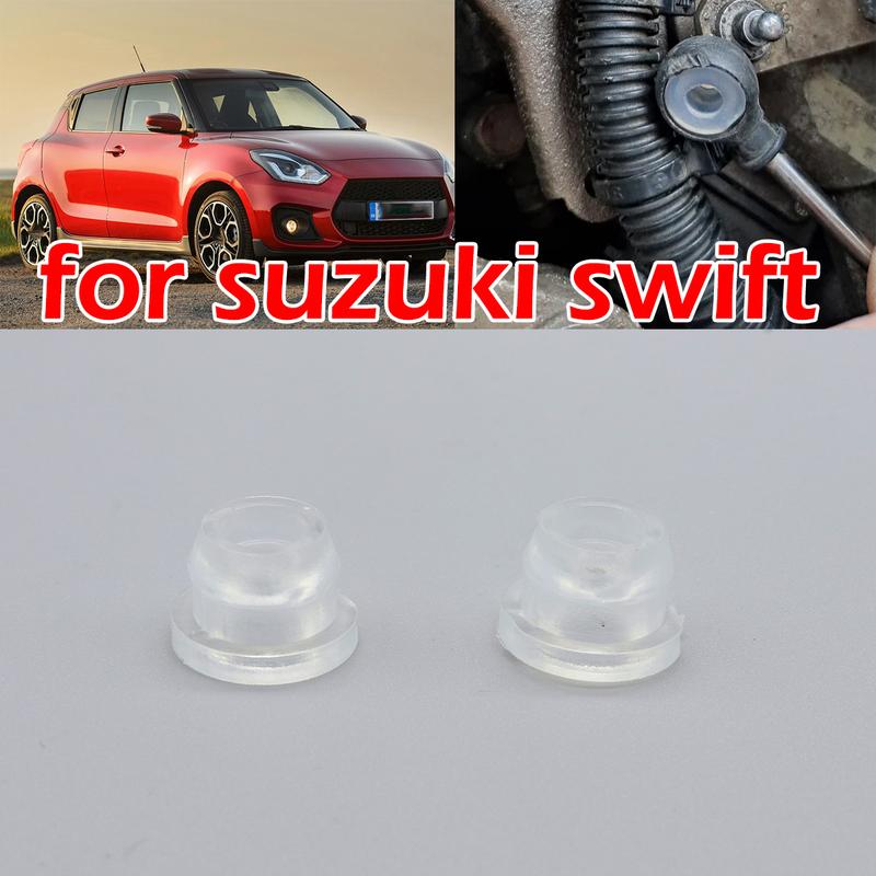 Gear Shift Cable Bushing For Suzuki Swift Gearbox Pull Head Lever Line Rubber Sleeve Transfer Case Retainer Wearable replacement 2pc
