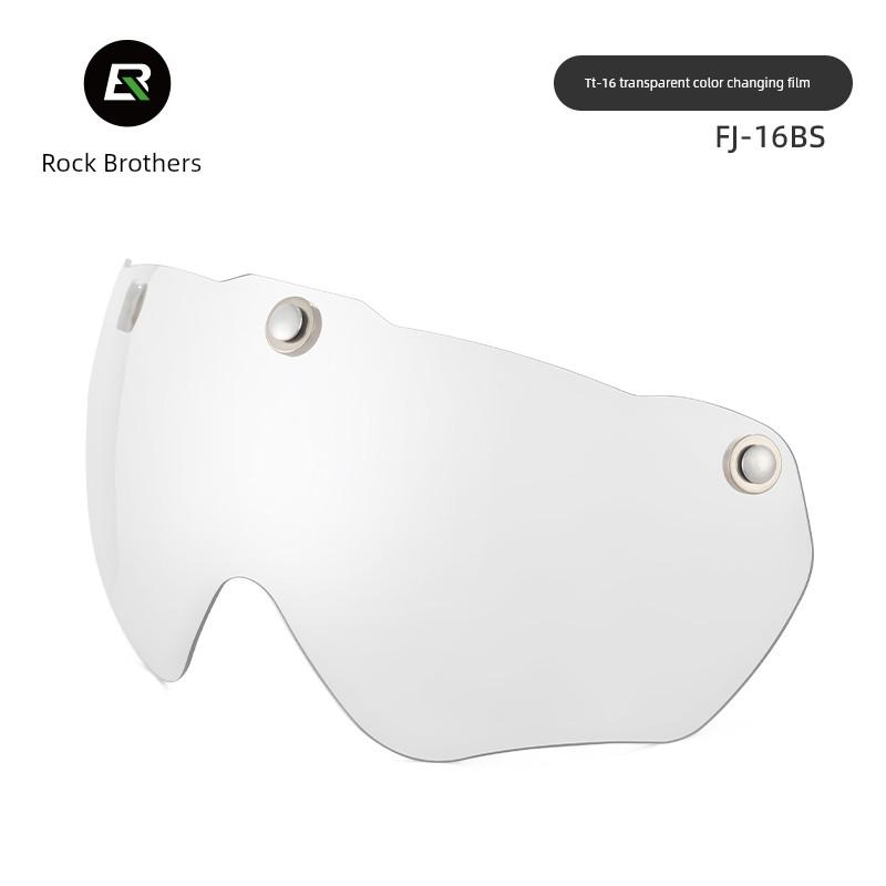 Rock Brothers Fietshelm Goggles met Kleurveranderende Lenzen voor Mountainbikes en Racefietsen, Winddicht en Insectenwerend