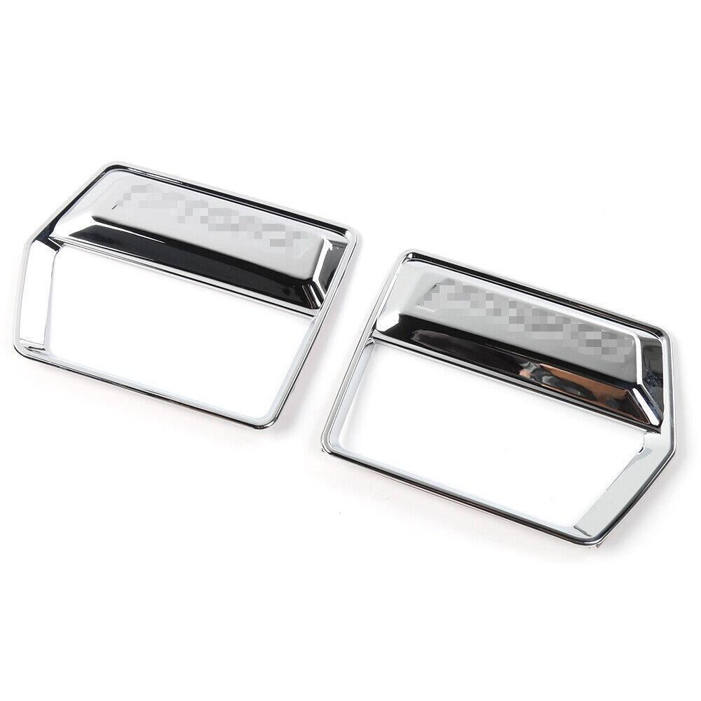 For Ford F150 2015-2020 Chrome Car Inner Side Air Vent Outlet Cover Trim 2PCS