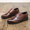 Fashion New Gentleman Fashion Black Brown Lace Up Oxford Brogues Shoes Luxury Designer Formal Wedding Prom Dress Homecoming Footwear
