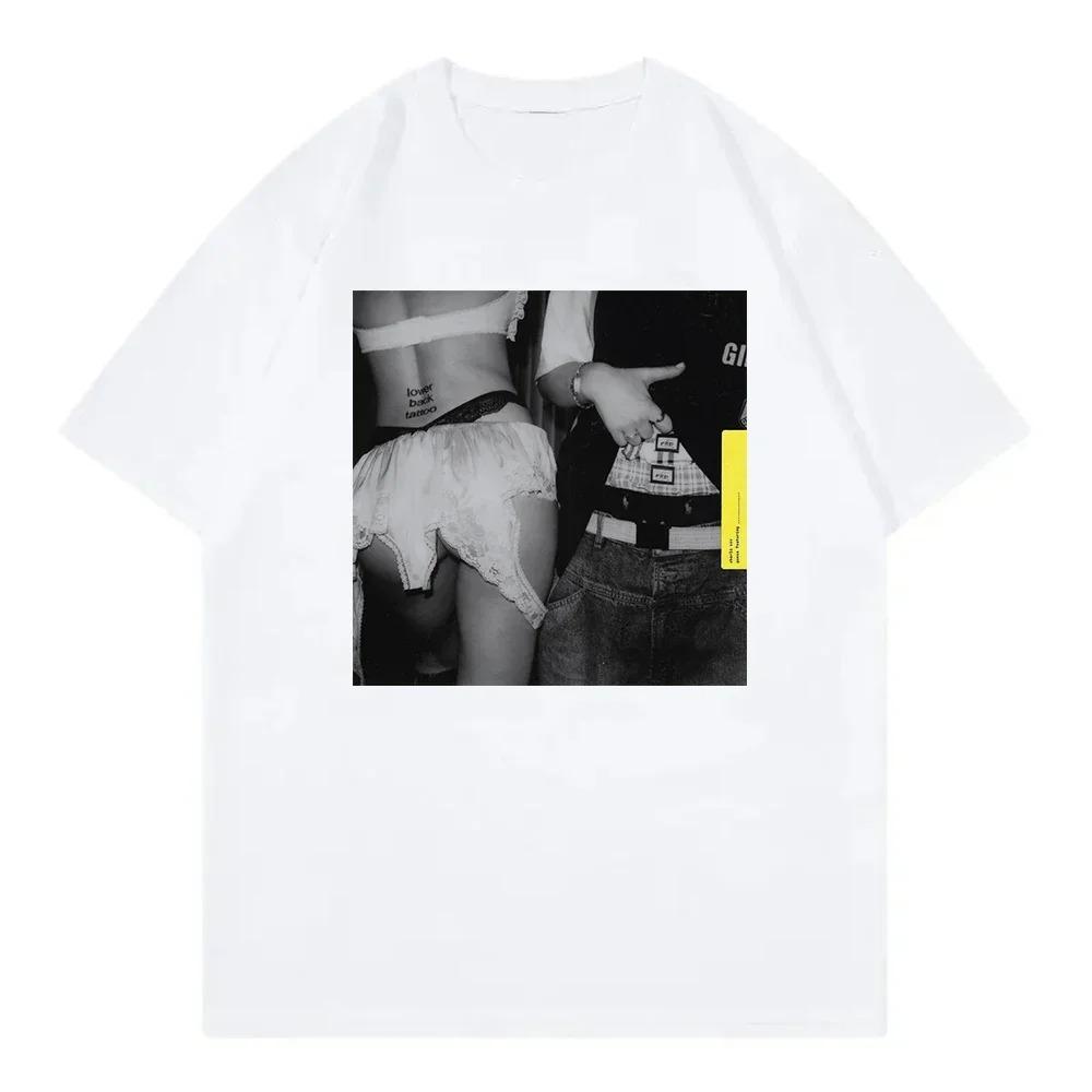 Summer men's pure cotton T-shirt Charli XcX Billie Brat Song of the Summer Printed T-shirt Charli Likes Boys Short sleeves soft