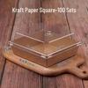 Rousong Xiaobei Pastry Box: Oil-Proof Takeout Container for Desserts, Snow Mei Niang, Puffs, and Cake Rolls.