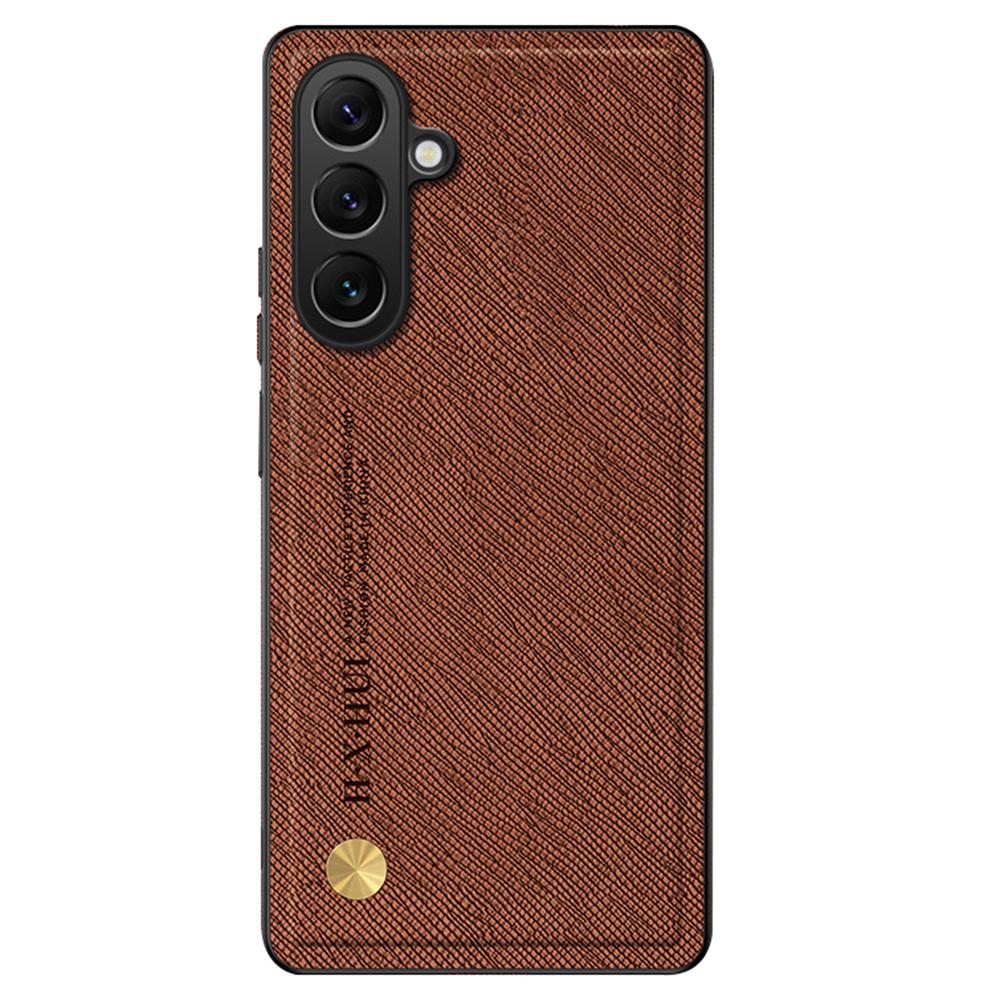 For Samsung Galaxy A26 5G Case Cross Texture Leather + TPU Phone Cover Support Magnetic Car Holder