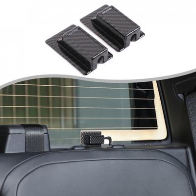 ABS Carbon Fiber Rear Window Heater Wire Cover For Ford Ranger T9 +
