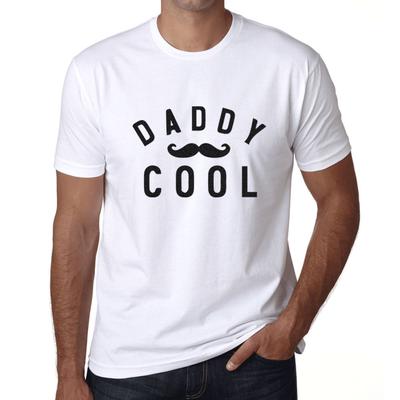Men’s Vintage Tee Shirt Graphic T Shirt Daddy Cool White