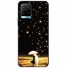 Für vivo Y33s Hülle Y 33s Silikon Weich Bemalt Katze Schwarze Hüllen für Vivo V2109 Y33S Rückseite TPU Hülle für VIVOY33s Cartoon