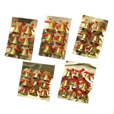 36 Pieces Bell Christmas Ornaments Hanging Decorations Xmas Decor for Anniversary Birthday