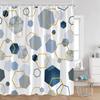 Marble Pattern Bath Curtain Polyester Shower Curtains Geometric Bath Screen Printed Curtain Home Decorations For Bathroom Gift