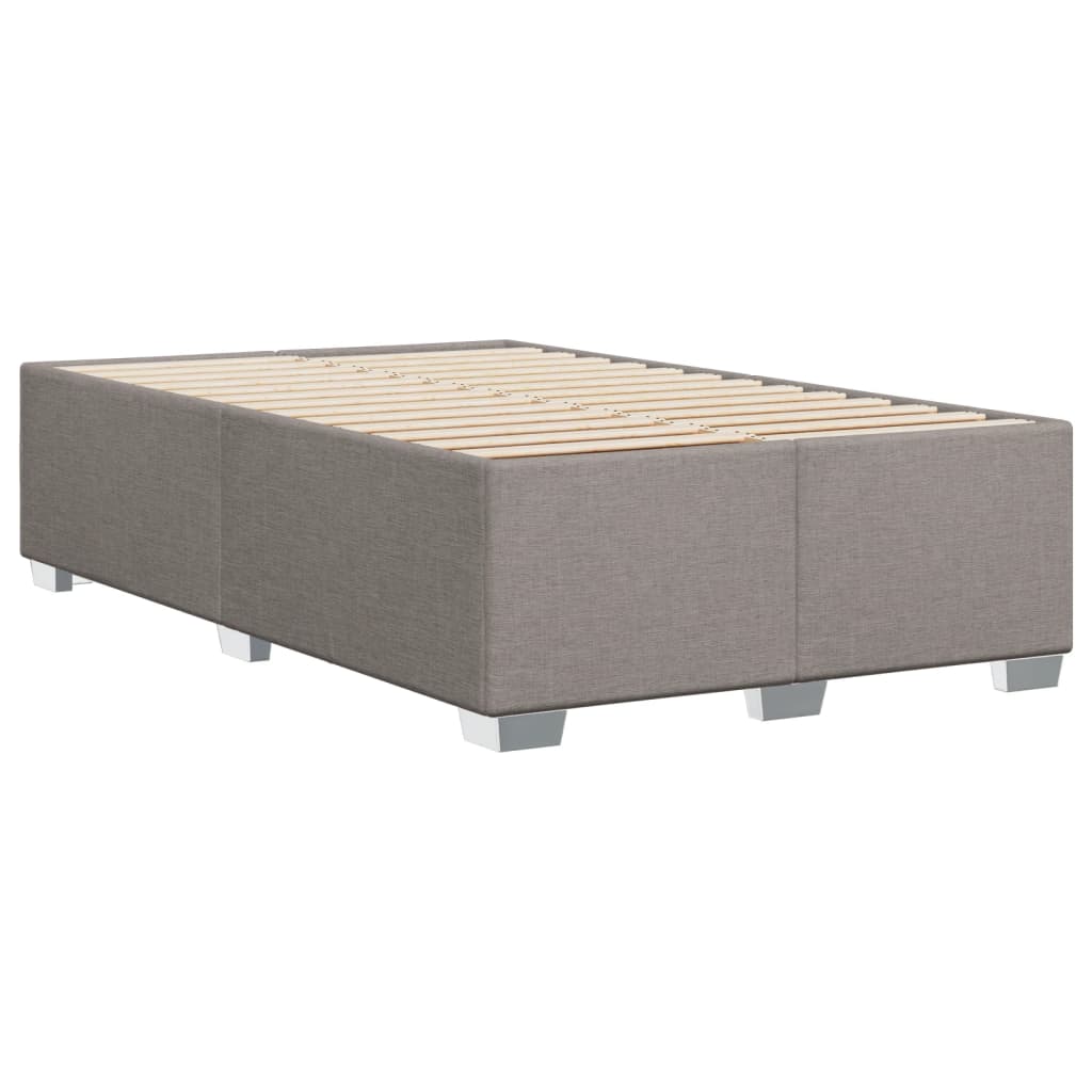 Vidaxl Letto Continentale Con Materasso, Taupe, Tessuto, 120X200 Cm
