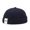 Brimless Melon Skin Hat Hip Hop Beanie Hat Unisex Landlord Cap  Spring and Summer