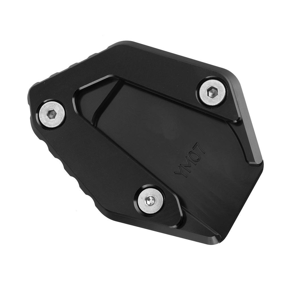 Kickstand Extension Pad Anti Slip Side Stand Support Fit for Yamaha MT 07 FZ 07 TRACER 700 2014 2019(Black )
