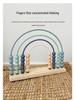 Colorful Four-Row Abacus for Early Math Learning and Teaching Aids