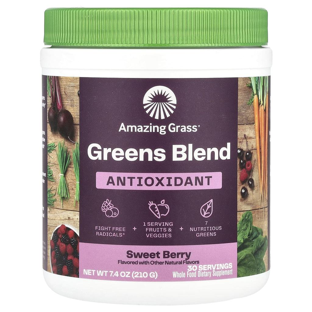 Green Superfood Antioxidant, Sweet Berry, 210G(7.4Oz)