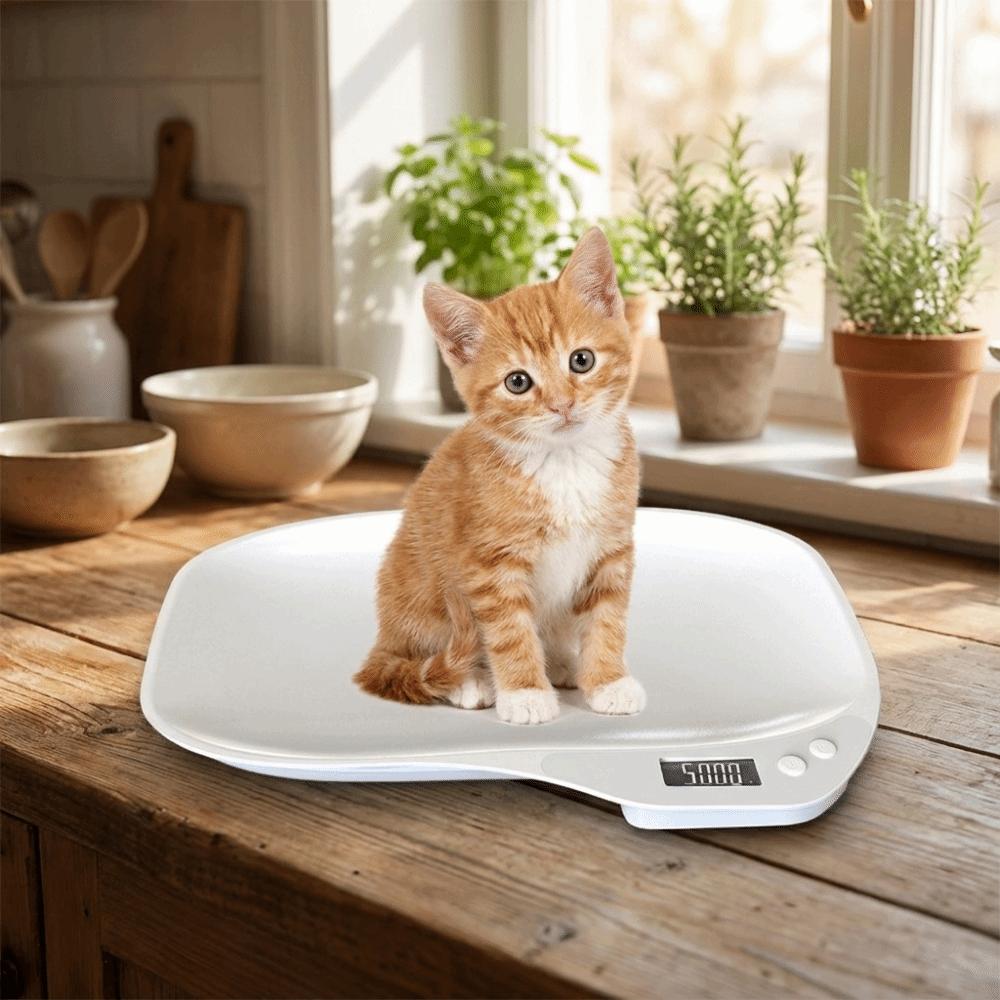 Auto Shut Off Pet Electronic Scale High Precision Kitchen Scale Pet Scale Tray Pet Weighing