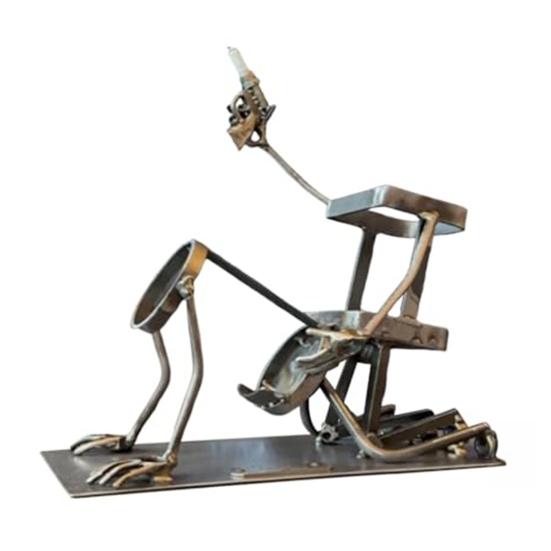Metal Cocktail Bottle Stand Beverage Display Rack for Wine Champagne