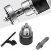 1.5‑13mm 1 2‑20UNF Key Type Drill Chuck with Square Shank Four Pit Conversion Connecting Rod