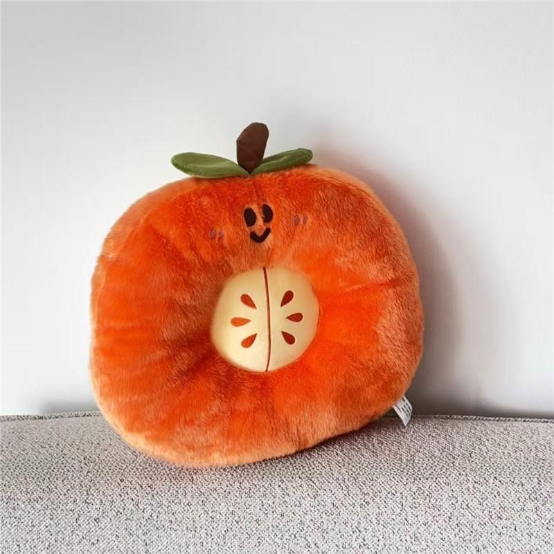 Cartoon Fruit Cushion Plush Sofa Pillow For Home Lounge And Gift