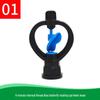 360° Rotating Atomizing Micro-Sprinkler for Irrigation and Cooling
